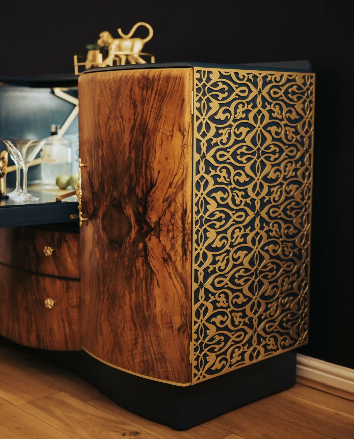 Art Deco style Drinks Cabinet Cocktail Bar