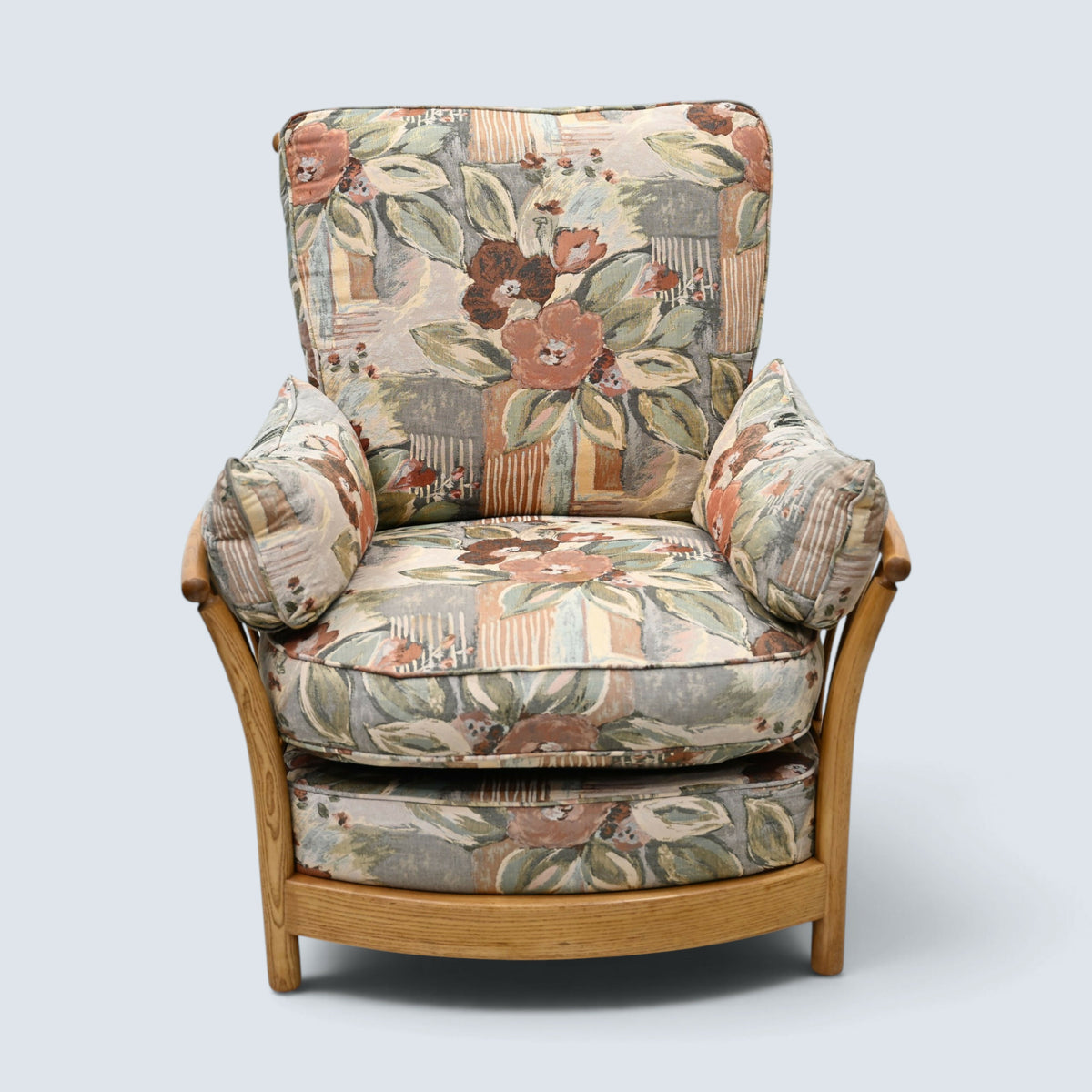Ercol Renaissance Easy Chair Armchair Light Finish Model 1068 FREE UK Delivery*