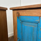 Pair of Reclaimed Indian Wood Bedside Cabinets
