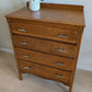 Sympathetically Restored Solid Oak Arts & Crafts Chest of Drawers