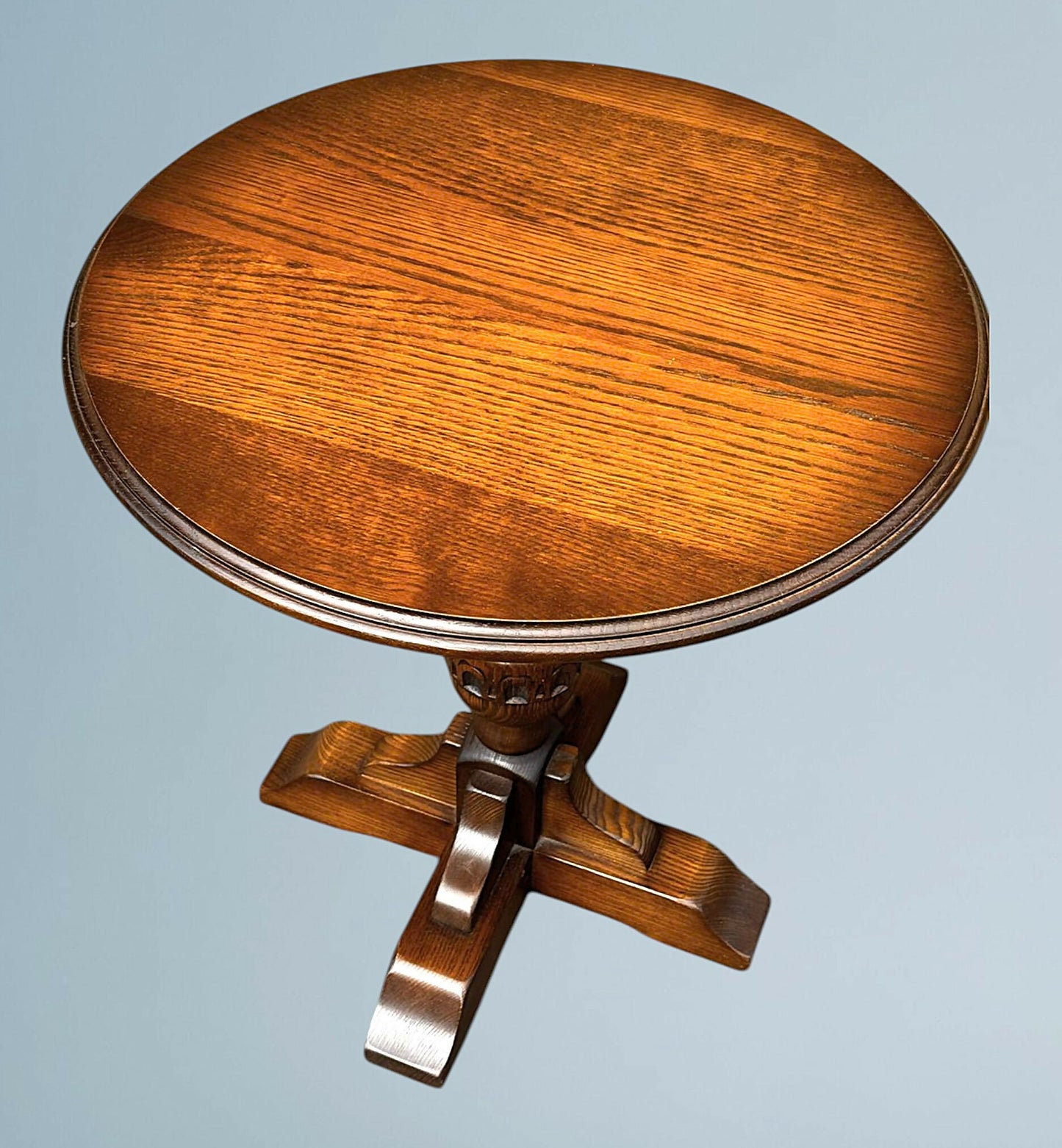Wood Bros Old Charm Light Oak Wine Table 2428
