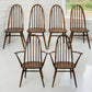 6 Ercol Quaker Dining Chairs Golden Dawn Vintage 1970s Chairs FREE UK Delivery*