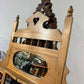 Antique Style Pine Over mantle Mirror