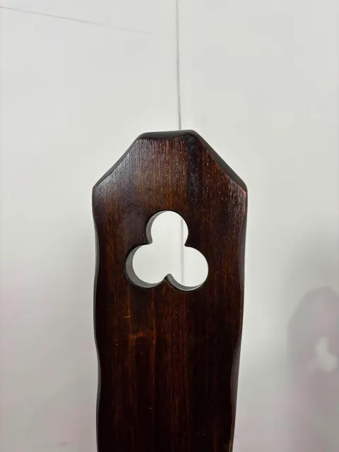 Vintage Dark Oak Spinning Chair