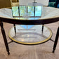 High Quality Parisian Round Brass Coffee Table