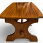 Vintage Wooden Coffee Table 86cm Length 46cm Width 39cm Height Turned Stretcher