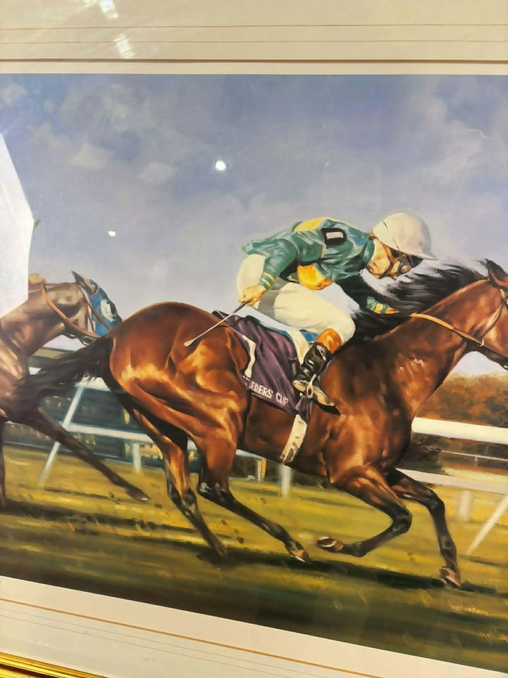 Limited Edition Racing Print Signed Lester Piggott