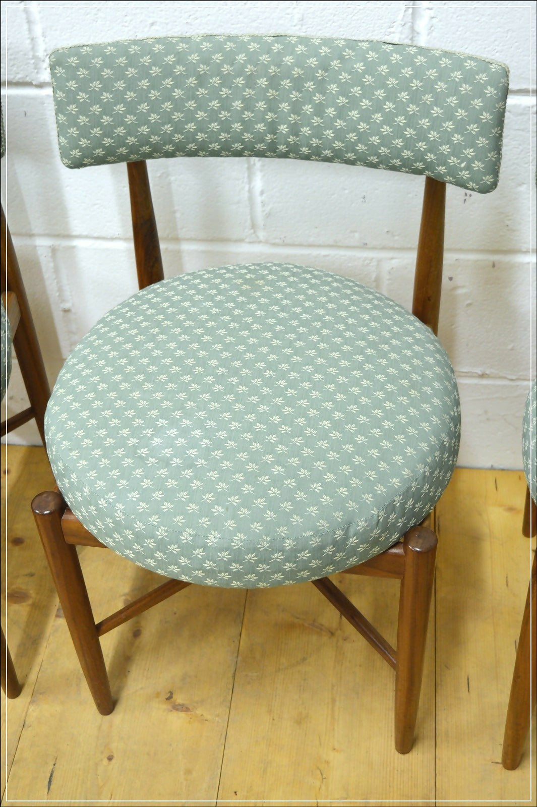 vintage dining chairs X4 G Plan Fresco solid teak danish design mid century DELIVERY