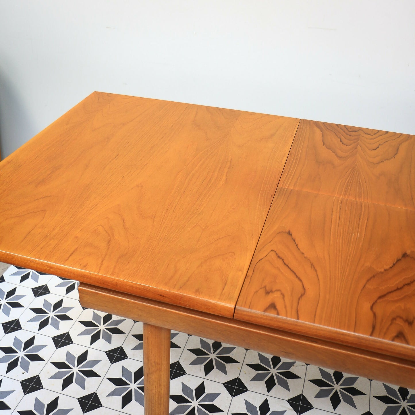 Teak Mid Century Dining Table by White and Newton Extending