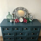 Merchant chest of drawers,blue,chest of drawers, sideboard,bedroom furniture, blue furniture,pine,