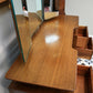G Plan Librenza Tola Black Dressing Table 1950s with Triple Mirrors