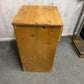 Pine Side Pot Cupboard Single Drawer Over Cupboard Knob Handles Scalloped Edge