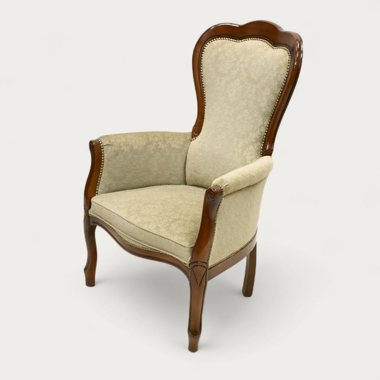 Vintage French Style Armchair Louis Philippe 3 Arch Spoon Back FREE UK Delivery. SBR10825/1308E