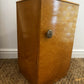 Vintage Birdseye Maple Bedside Cabinet Art Deco Cupboard 30s Antique Nightstand