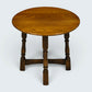 Old Charm Style Round Side Coffee Table Vintage Solid Oak FREE UK Delivery