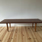 Mid Century Teak Coffee Table 1960's Tapered Legs