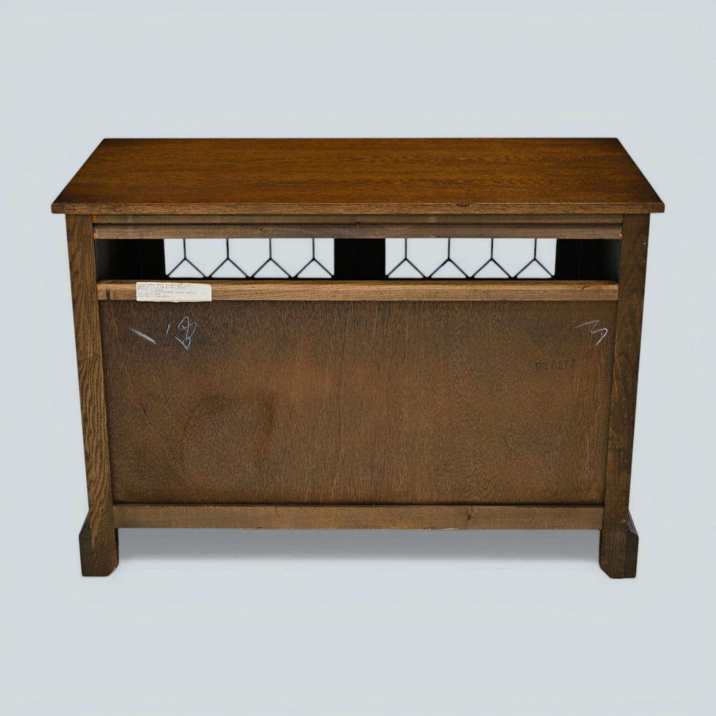 Old Charm TV Stand Music Entertainment/Cabinet Light Oak #2265 FREE UK Delivery