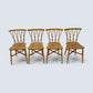 4 Ercol Lattice Back Dining Chairs 'Candlestick' Design Light FREE UK Delivery*