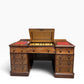 19th-Century Victorian Pedestal Desk