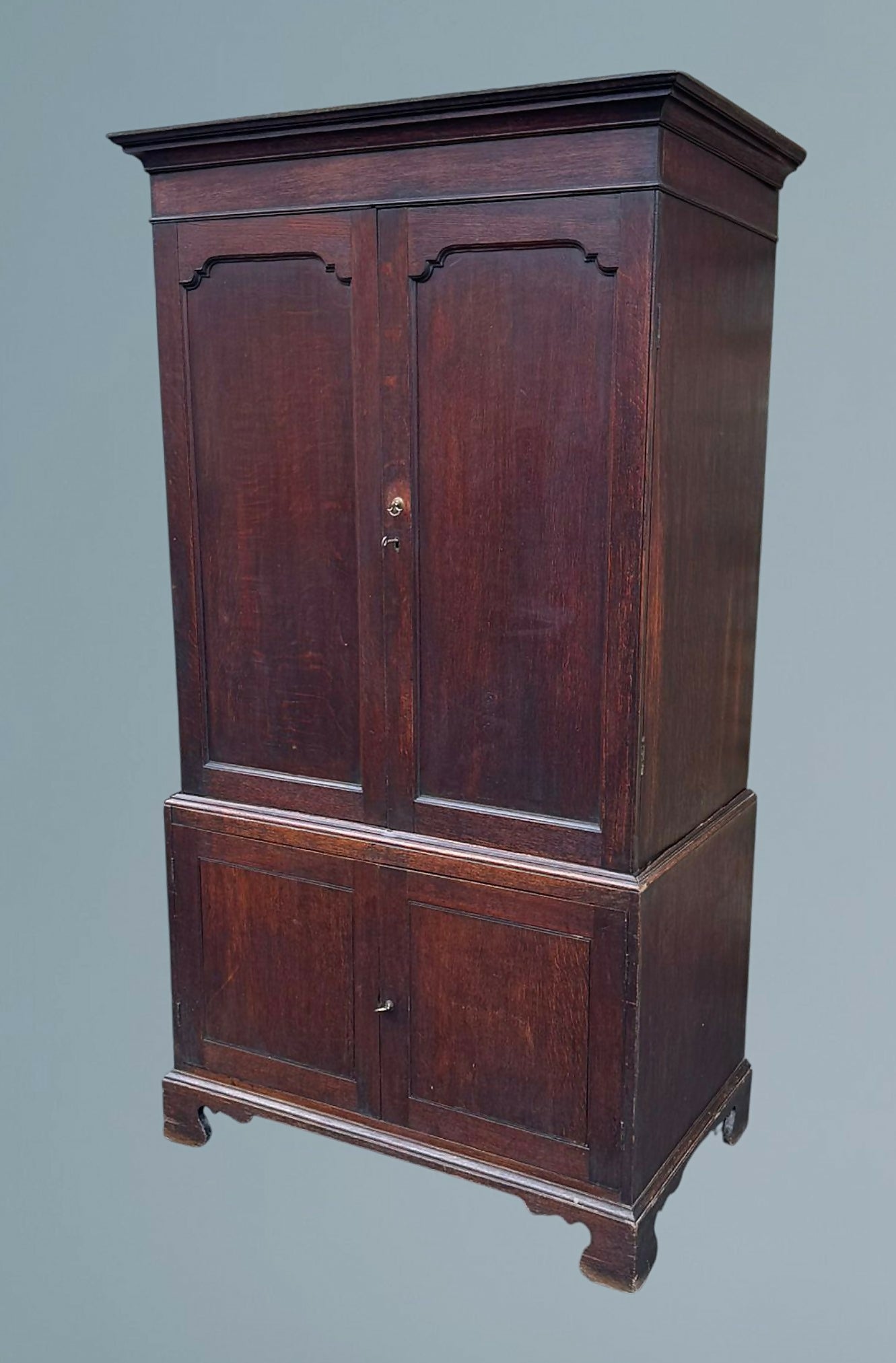 Oak Press Cupboard, Late 18th Century