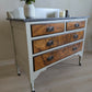 Late Victorian/Edwardian Marble Topped Washstand Chest of Drawers