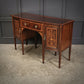 Marquetry Inlaid Mahogany Bow Front Antique Sideboard