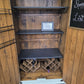 Rustic farmhouse style pantry/larder cupboard.