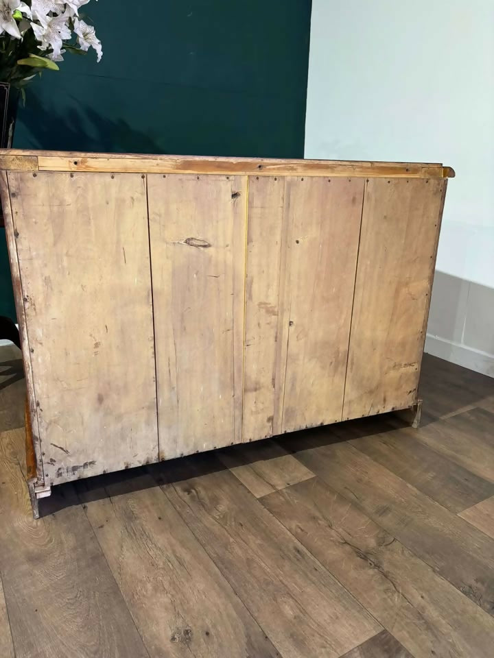 Victorian Pine Chiffonier Base - Linen Cupboardcc