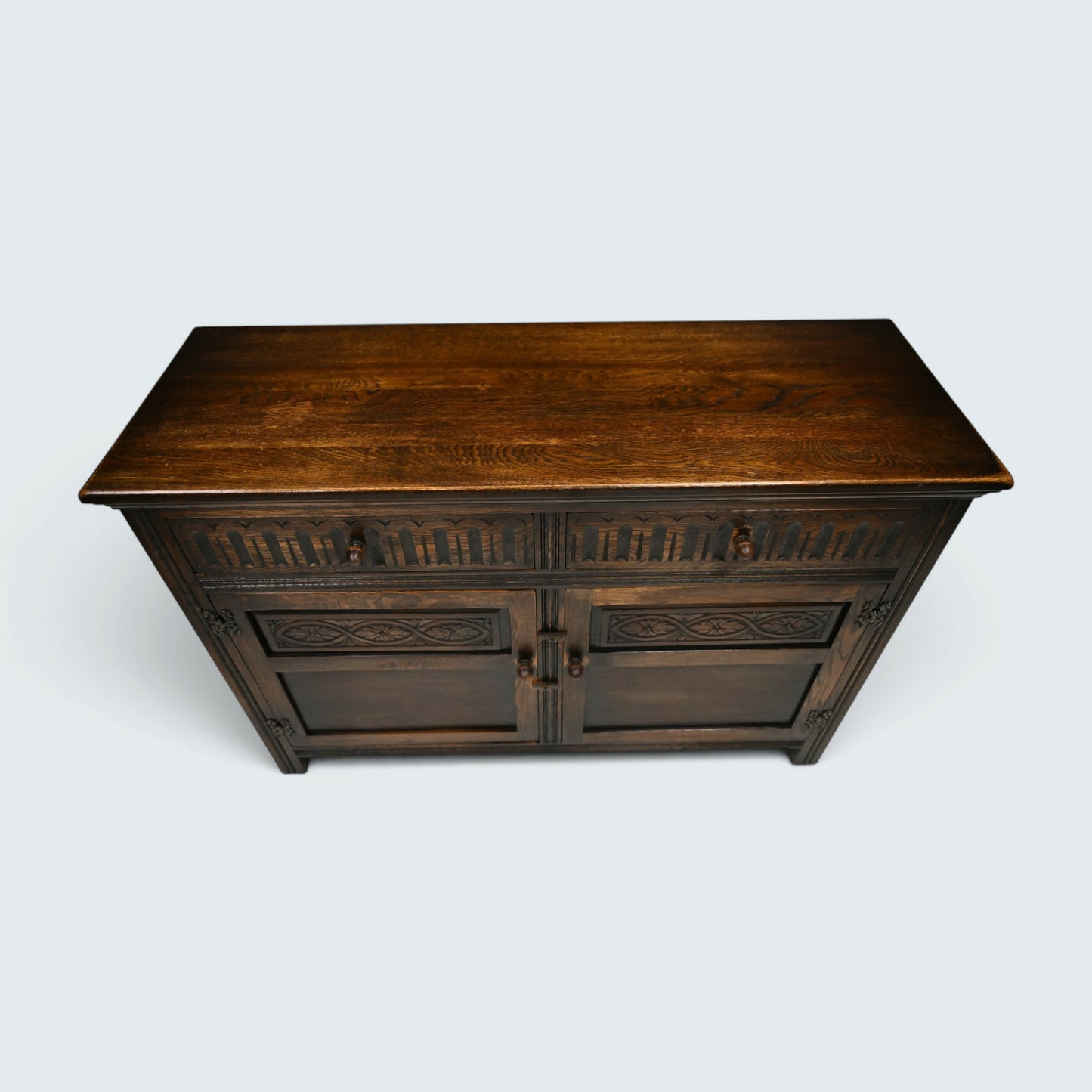 Old Charm Style Oak Sideboard Vintage Furniture Storage Patina FREE UK Delivery