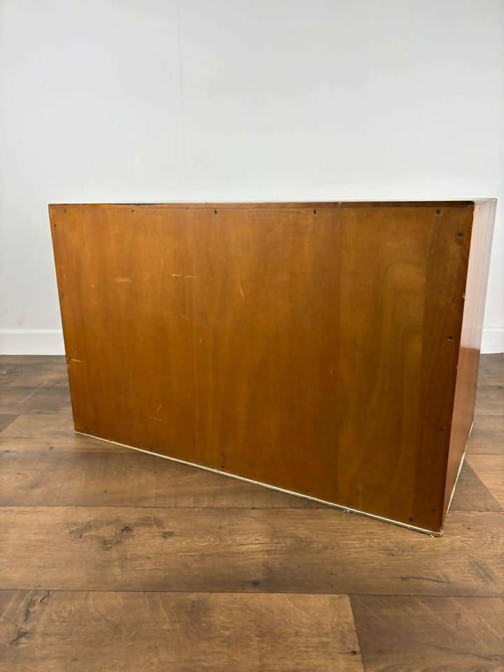 Vintage Light Oak Bank of twenty Index Drawers