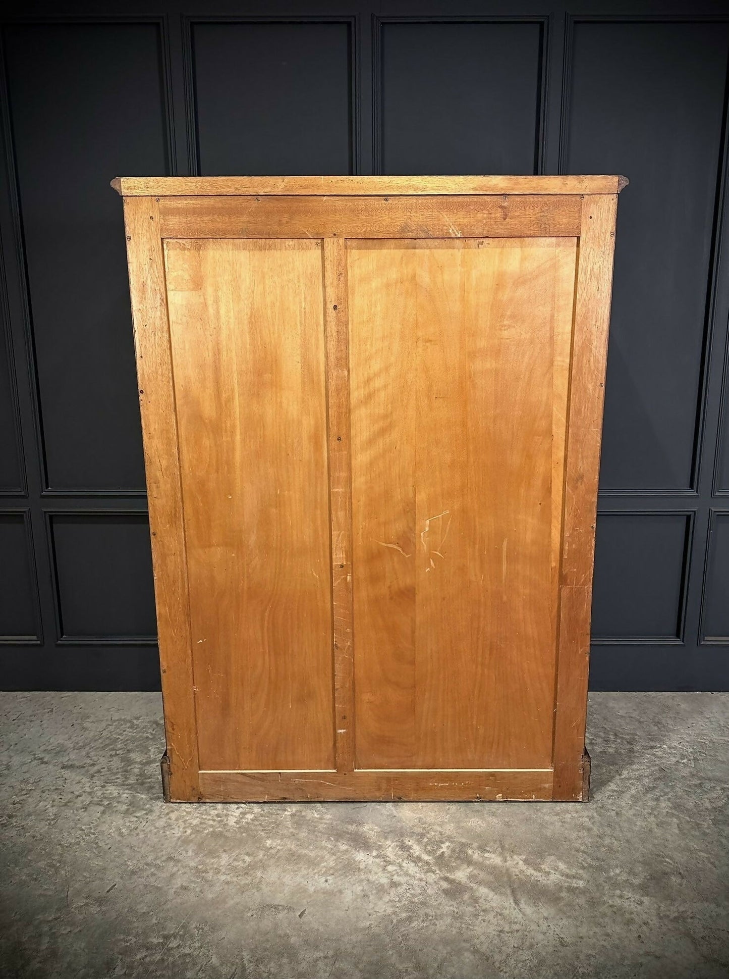 Vintage Mahogany Compactum Wardrobe, 1920s