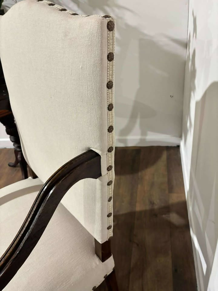 Late 19th Century Carolean Style Throne Chair