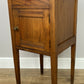 Bedside Table Antique French Style Marble Top Oak Cabinet Nightstand LOT 6245