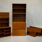Mid Century 13 Pieces Of Floating Cabinets Vintage Display Cabinet, Shelves & Drawers