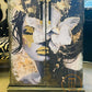 Black & Gold cabinet, media , storage