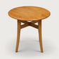 Ercol Round Side Table Light Finish Mid Century Modern Elm Light FREE Delivery*. SBR10877/2908E