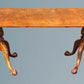 Twin Pedestal Burr Walnut Extending Dining Table