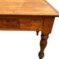 Antique Victorian 19th C Pine writing table