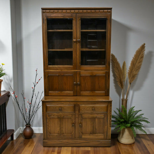 Ercol Mural Wall Unit Drinks Display Cabinets Golden Dawn FREE UK Delivery*