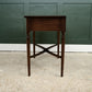 Mahogany Console Table Writing Desk with Pull out Tray