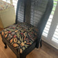 Occasional chair upcycled Lloyd loom mid century chic