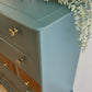 Stag Minstrel Chest of 7 Drawers upcycled in two tones Midcentury Modern