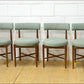 vintage dining chairs X4 G Plan Fresco solid teak danish design mid century DELIVERY