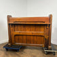 Victorian Pitch Pine Pew Of Small Proportions