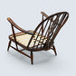 Ercol Fleur-De-Lyes Easy Chair Frame No Cushions New Webbing FREE UK Delivery*