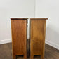 Pair of Reclaimed Indian Wood Bedside Cabinets