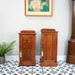 Two Bedside Cabinets Mahogany Late Victorian Early Edwardian