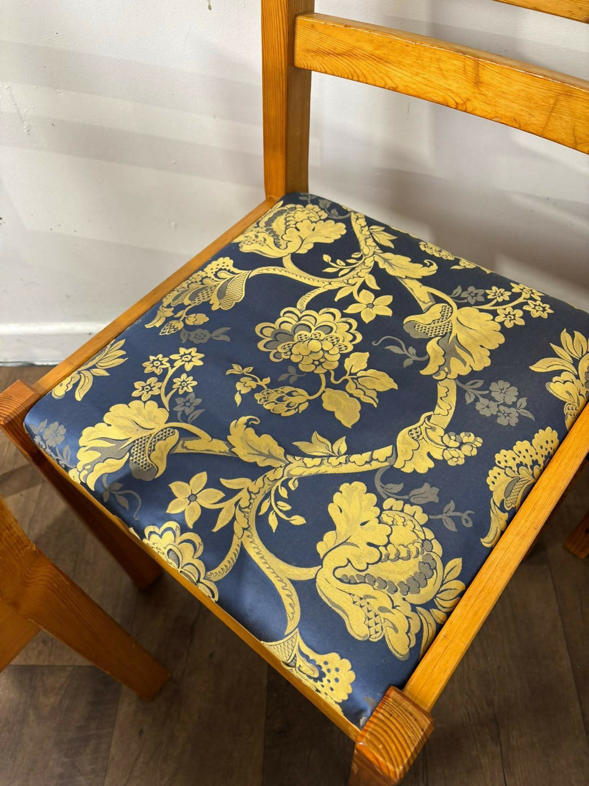 Set Of Six Contemporary Pine Dining Chairs – Including Two Carvers