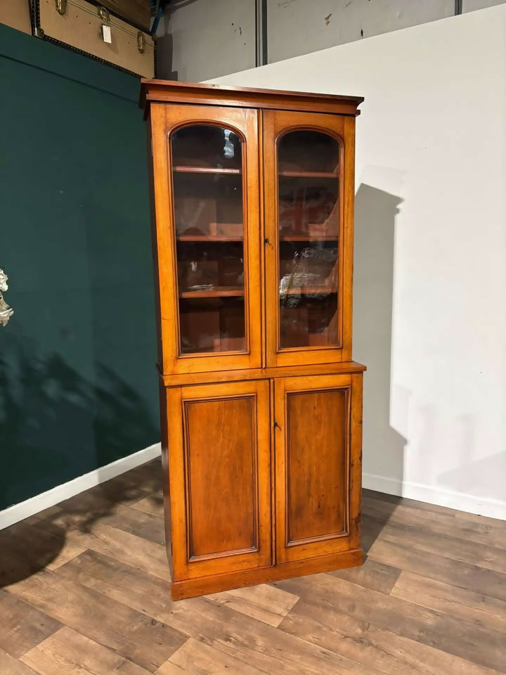 Victorian mahogany chiffonier bookcase 8