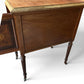 Antique Sheraton-style inlaid mahogany sideboard / dressing table/desk